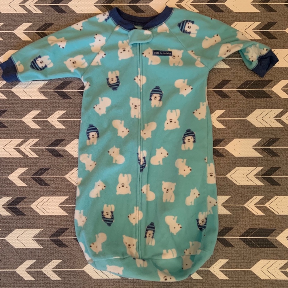 Sleep sack fleece blanket